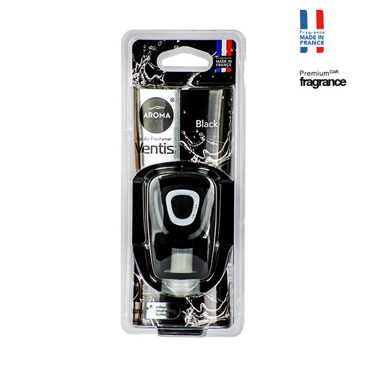 Nước hoa gài cửa gió Aroma Car Ventis - Black